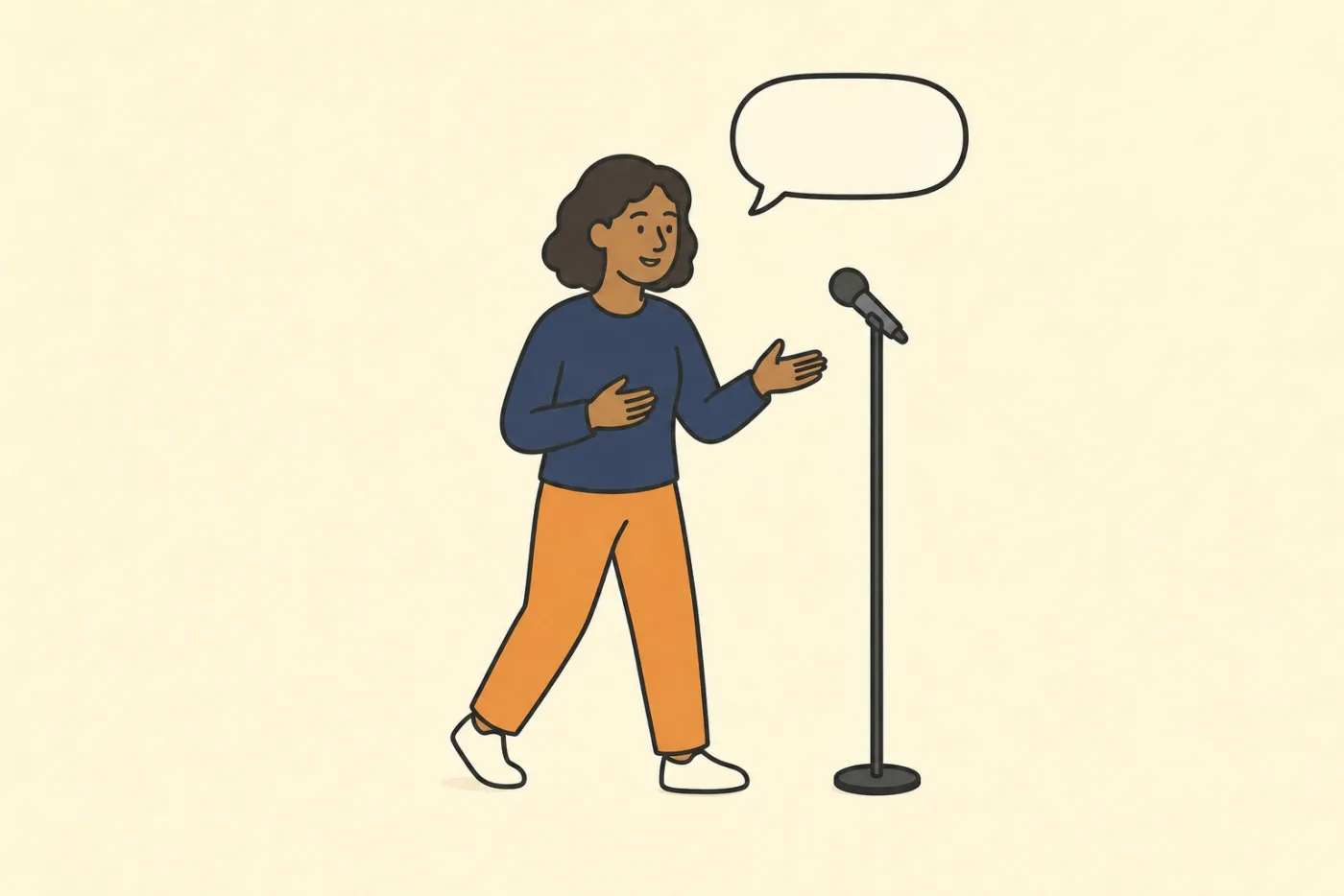 Minute Hatch illustration for How to Start an Impromptu Speech