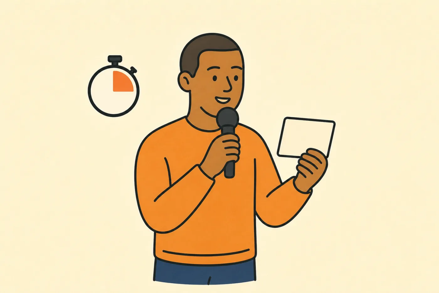 Minute Hatch illustration for Impromptu Speech Practice: 60-Second Drill