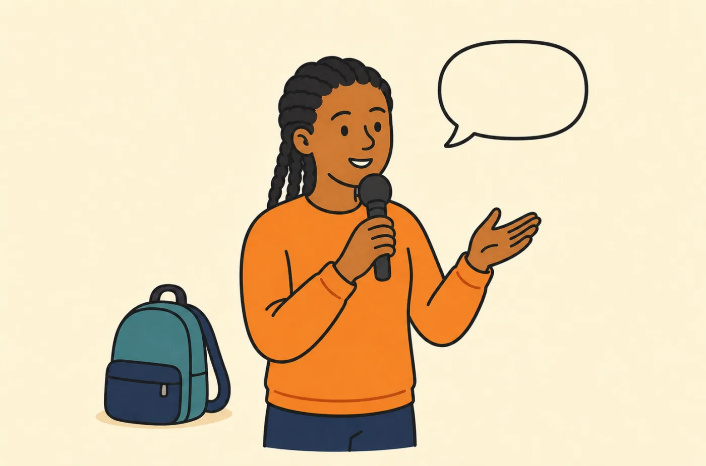 Minute Hatch illustration for Public Speaking for Students: Practice Guide