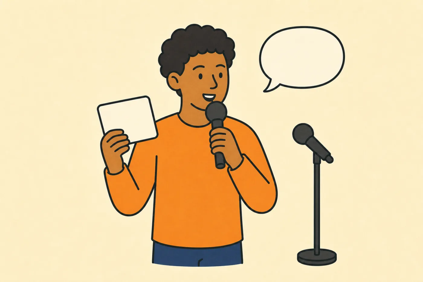 Minute Hatch illustration for What Is an Impromptu Speech?