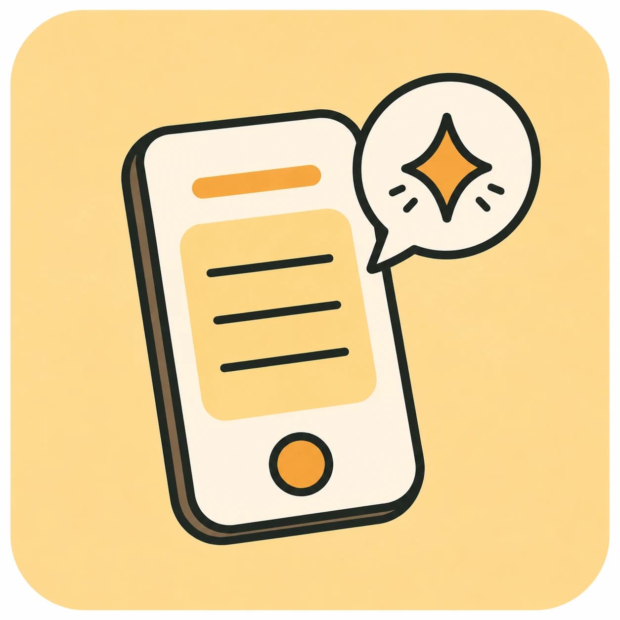 Illustration of a speaking prompt card